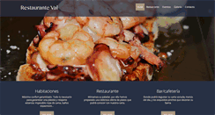 Desktop Screenshot of hotelrestauranteval.com